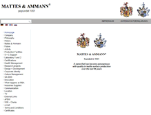 Tablet Screenshot of mattesammann.de
